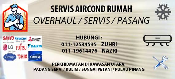 Servis Rumah Aircond - ZN Aircond & Electrical Services